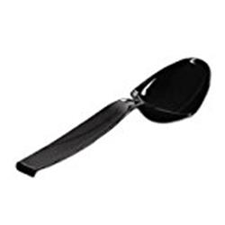 A7spbl Cpc 9 In. Plastic Serving Spoon - Black, Case Of 144