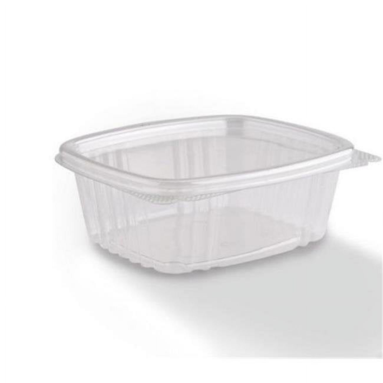 Ad08 Cpc 8 Oz Clear Hinged Flat Lid Deli Container, Case Of 200