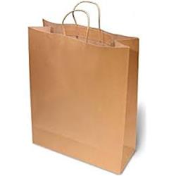 Nt18719plain Cpc 18 X 7 X 19 In. Shopper With Rope Twist Handle Kraft - Case Of 200