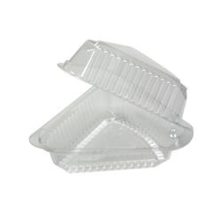 0ci890190000 Cpc 9 In. Pie Wedge Hinged Plastic Food Container - Clear, Case Of 500