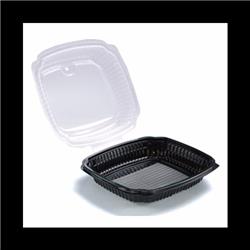 4659111 Cpc 9 X 9 In. Culinary Classics Hinged Microwave Container, Case Of 100