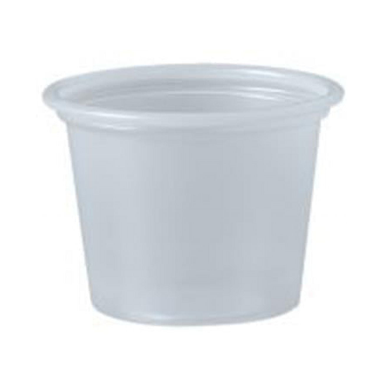 P100n Cpc 1 Oz Plastic Portions Containers Souffle Cup, Translucent - Case Of 2500