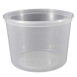 Cl86030004 5 Lbs 86 Oz Plastic Packaging Bulk Deli Container Natural - Case Of 200