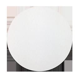 12 In. White Top Corr Circle Case Of 250