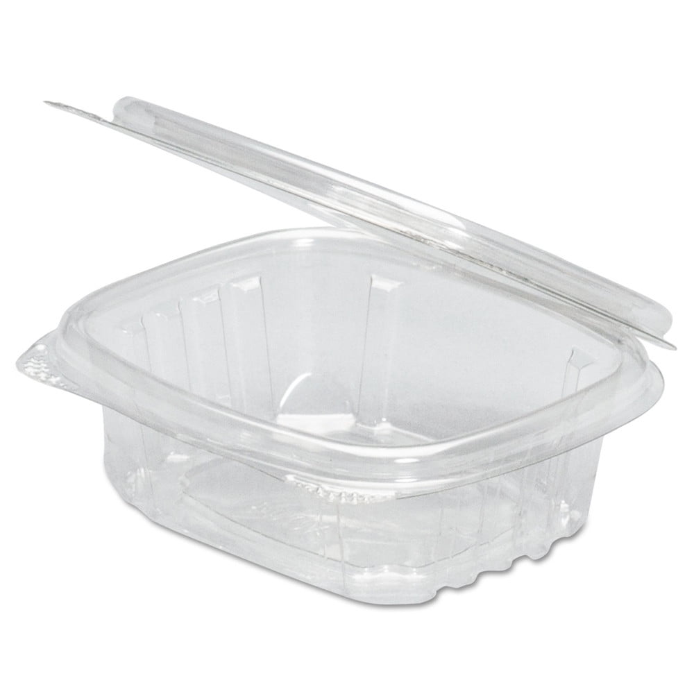 Ad08 Hinged Deli Container, Clear 8 Oz.
