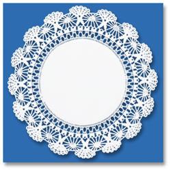 Hoffmaster Creative Expressions 500234 White Cambridge Lace, - 5 In.