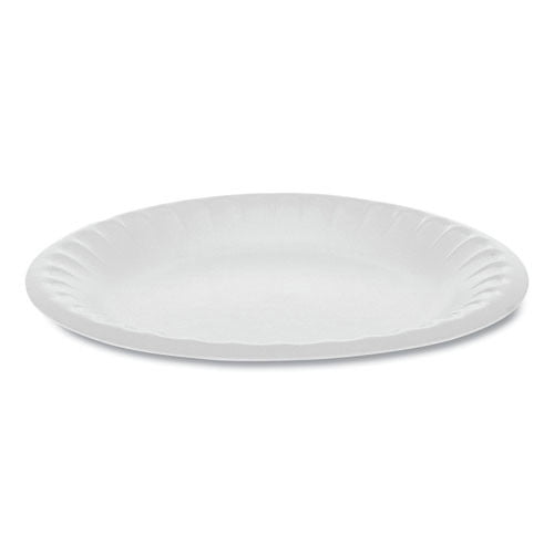 Pactiv Corporation Yth100060000 Foam White Plate, Case Of 1000 - 6 In.