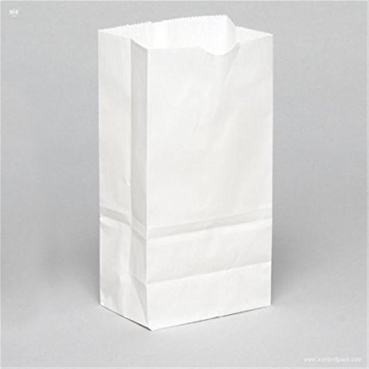 Duro Hilex Poly 51004 White Grocery Bag - Case Of 500