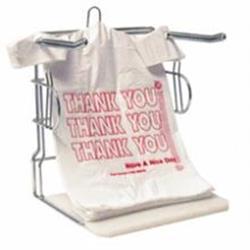 11-10441 16 Mic, 11.5 In. White Thank You T Sack Bag - Case Of 850