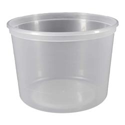 Plastic Packaging Corporation Cl86030004 Container Natural Plastic 5 Lbs, 86 Oz. - Case Of 200