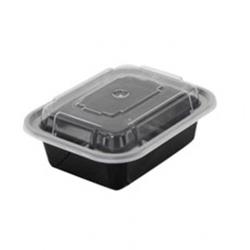 Nc818 12 Oz. White Rectangle With Lid - Case Of 150