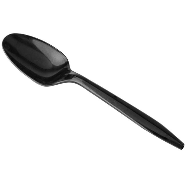 75003644 Teaspoon Heavy Weight, Black - Case Of 1000