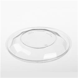 5e200pd3 10 In. Paneldome Pete Lid Bowel, Clear - Case Of 50