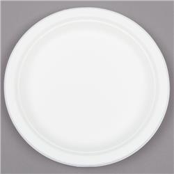 Whbrg-07 7 In. Plate White Bagasse, Case Of 1000
