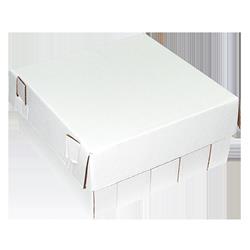 19145 19 X 14 X 5 2-piece White Top Cake Box Corrugated, Case Of 25