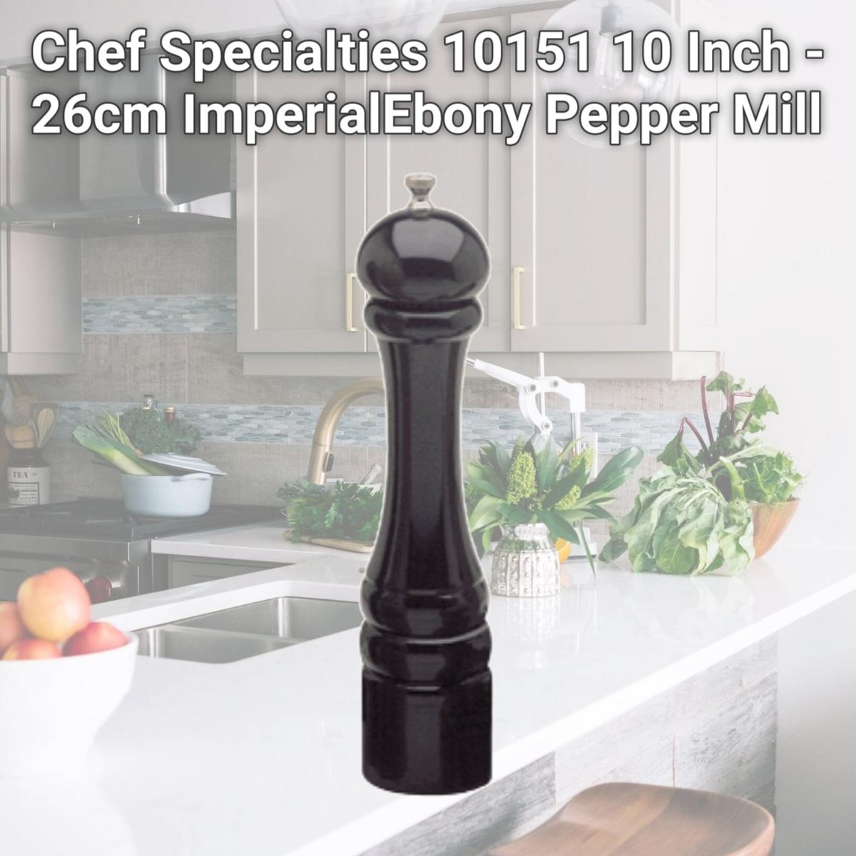 Picture of Chef Specialties 10151 10 Inch - 26cm ImperialEbony Pepper Mill
