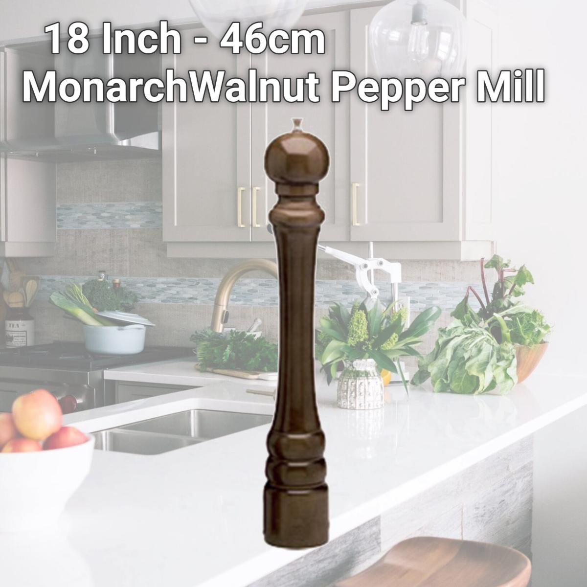 Picture of Chef Specialties 18100 18 Inch - 46cm MonarchWalnut Pepper Mill