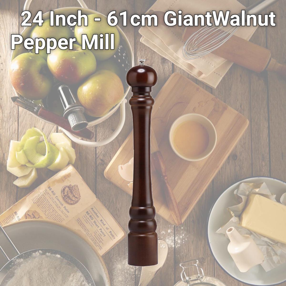 Picture of Chef Specialties 24100 24 Inch - 61cm GiantWalnut Pepper Mill