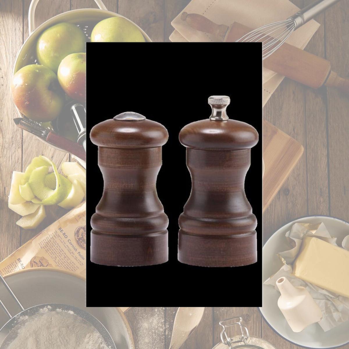 Picture of Chef Specialties 4100 4 in. Capstan Pepper Mill Salt Shaker Set