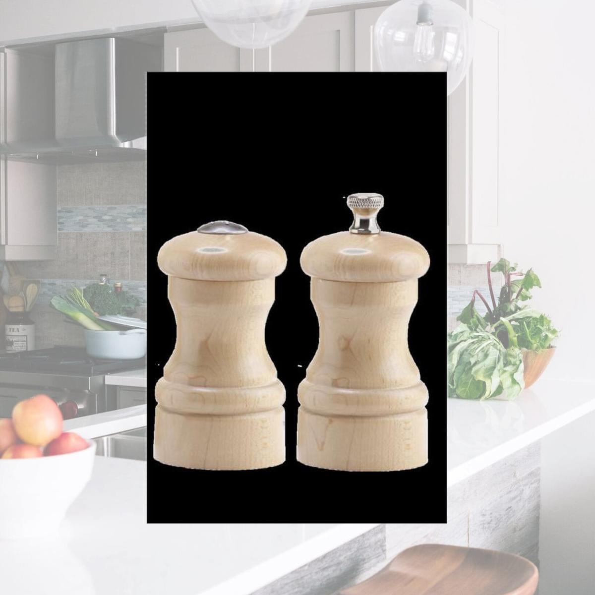 Picture of Chef Specialties 4300 4 in. Capstan Pepper Mill Salt Shaker Set