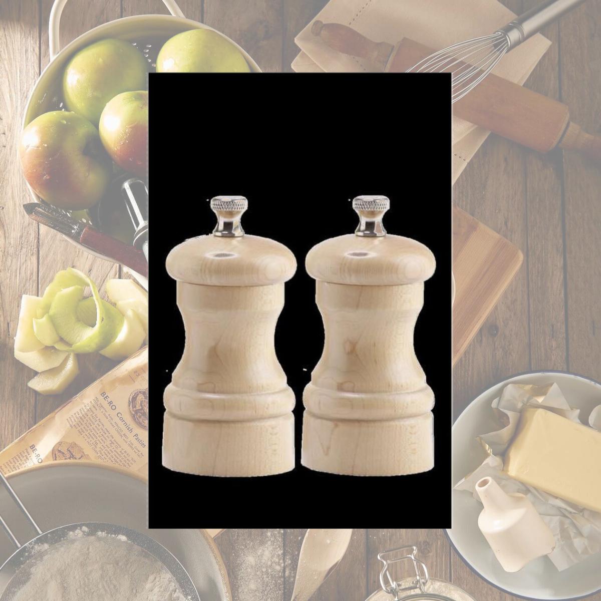 Picture of Chef Specialties 4302 4 in. Capstan Pepper Mill Salt Mill Set