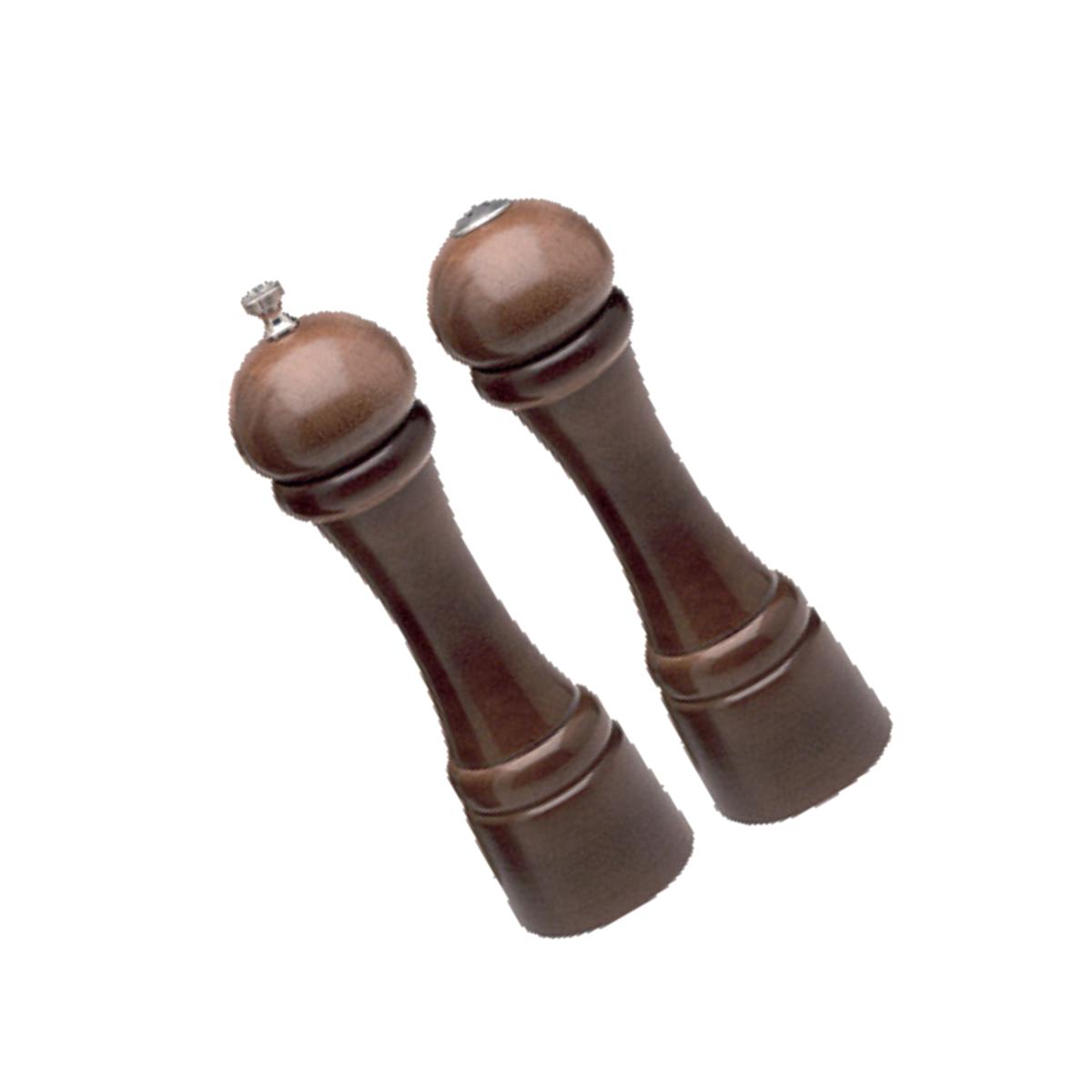 Picture of Chef Specialties 08302 8 inch- 20cm Windsor - Ebony Pepper Mill/Salt Mill Set
