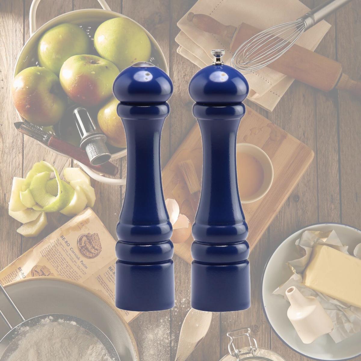 Picture of Chef Specialties - 10700 - Autumn Hues - 10 Inch - Pepper Mill and Salt Shaker Set - Cobalt Blue