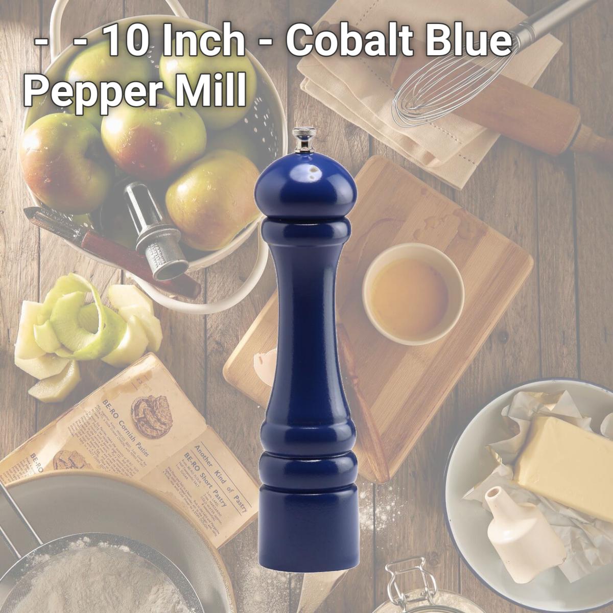 Picture of Chef Specialties - 10751 - 10 Inch - Cobalt Blue Pepper Mill