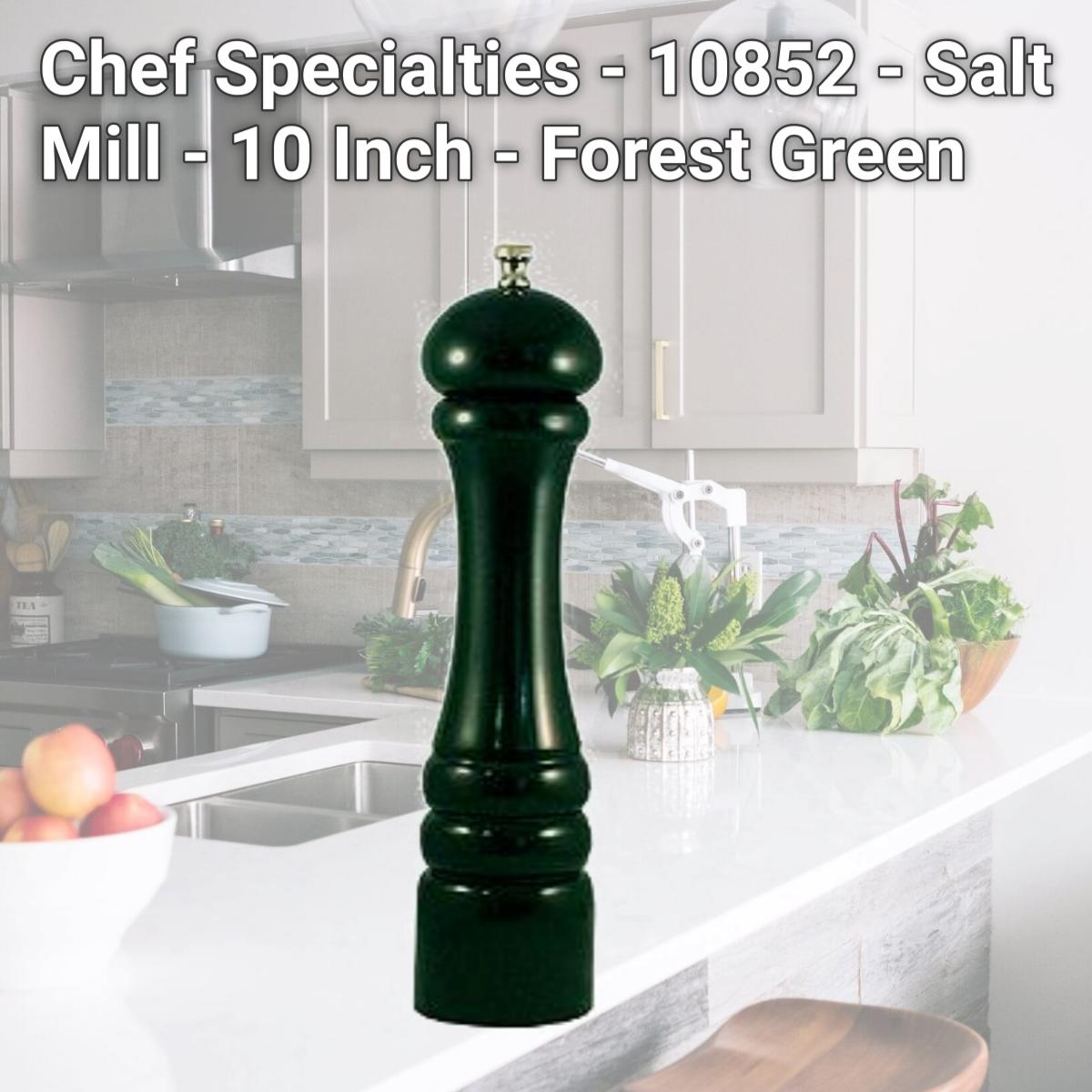 Picture of Chef Specialties - 10852 - Salt Mill - 10 Inch - Forest Green