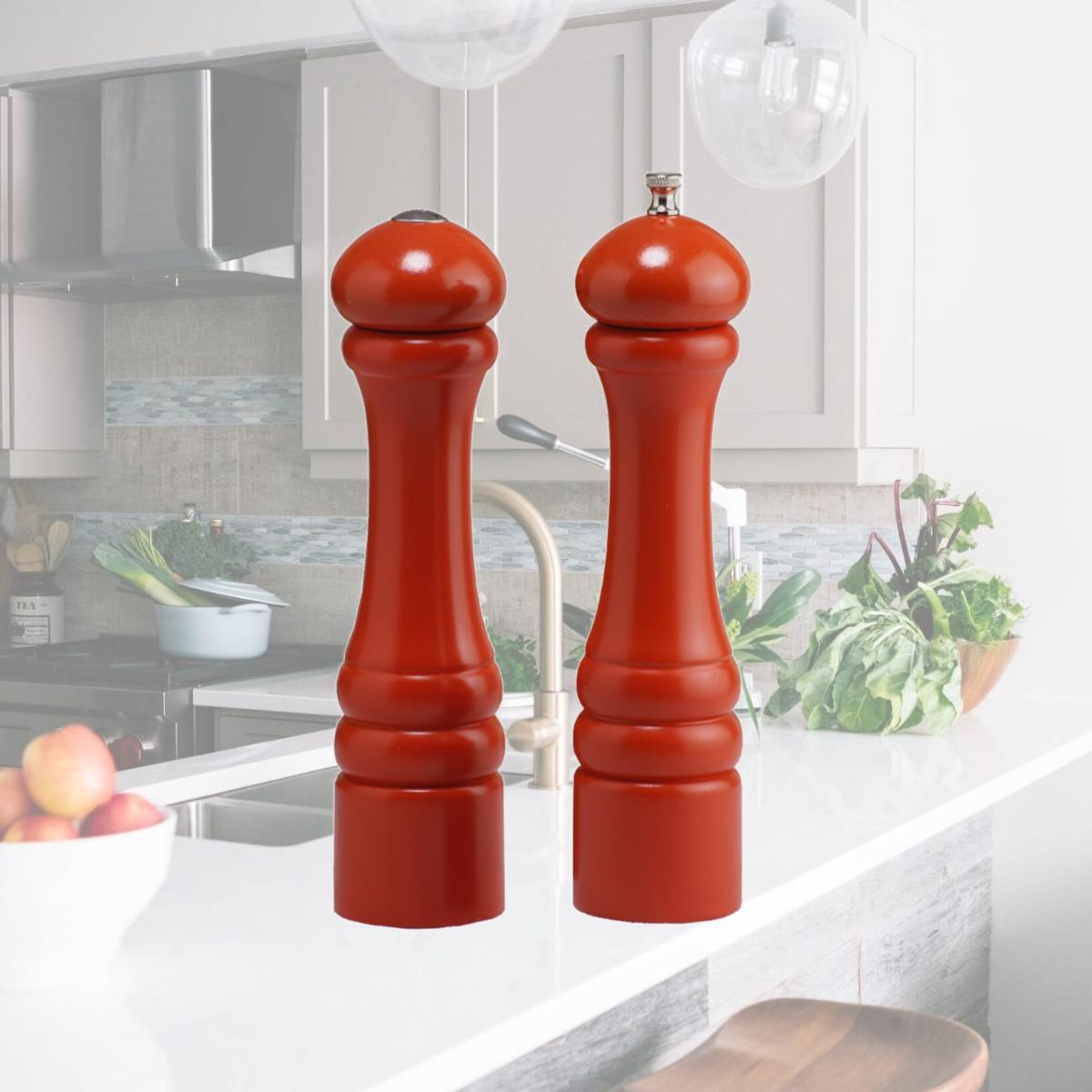 Picture of Chef Specialties - 10900 - Autumn Hues - 10 Inch - Pepper Mill And Salt Shaker Set - Butternut Orange