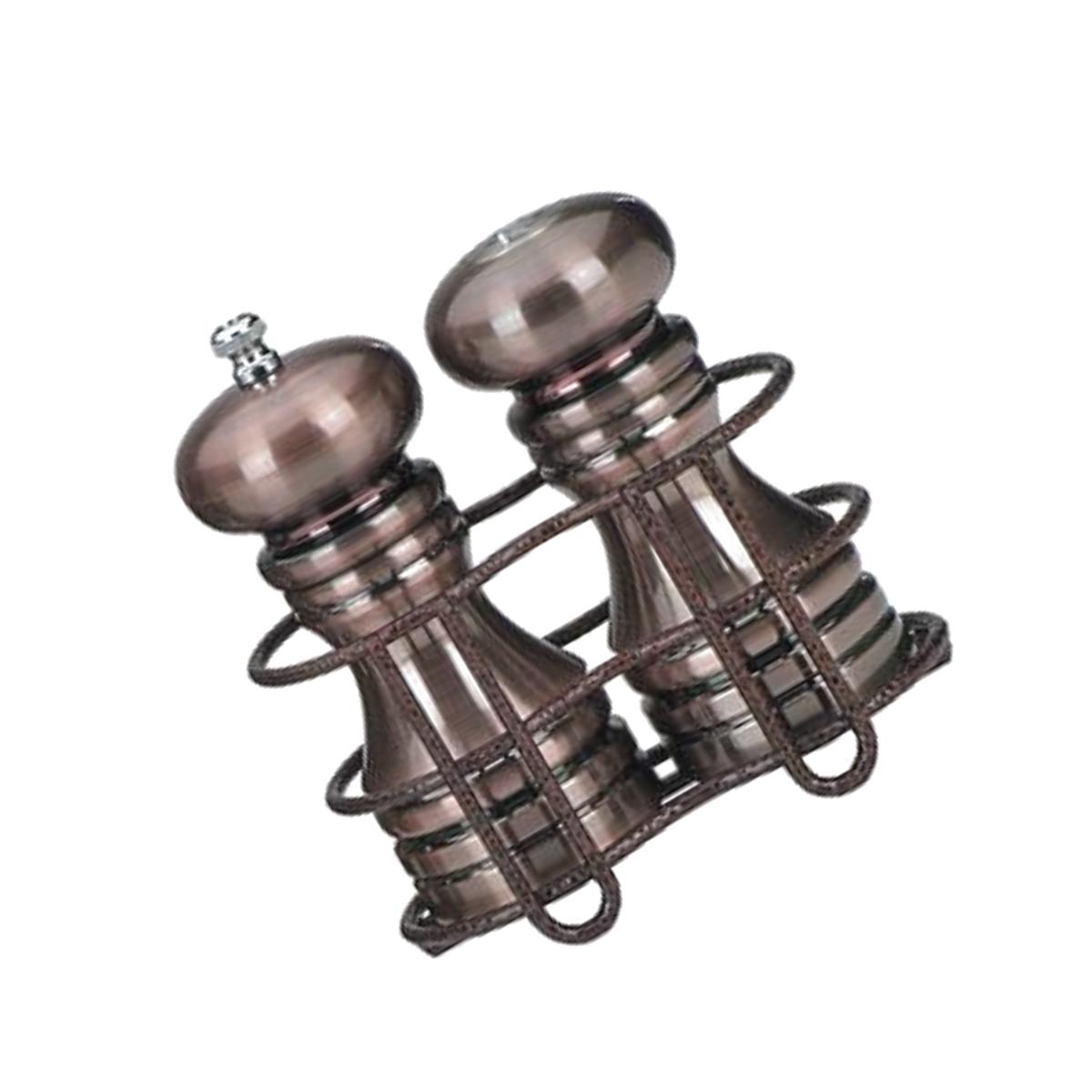 Picture of Chef Specialties - 90055 - 5.88 Inch - Burnished Set With Holder