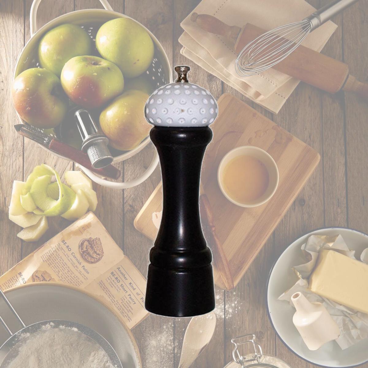 Picture of Chef Specialties 08510 8 in. Black 19th Hole Pepper Mill