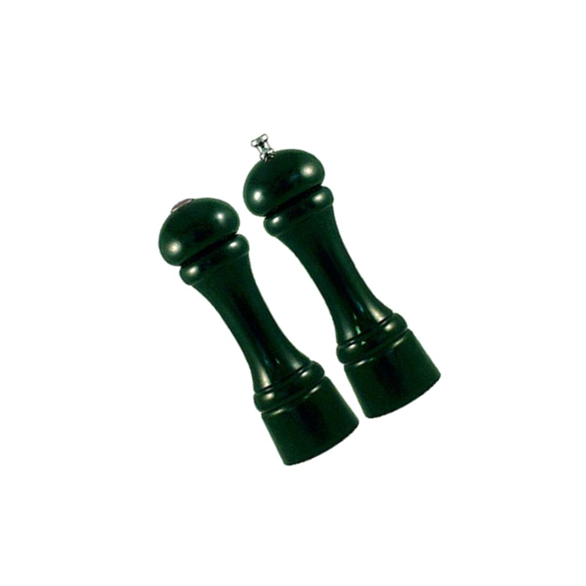 Picture of Chef Specialties 08800 8 in. Forest Green Pepper Mill and Salt Shaker Set