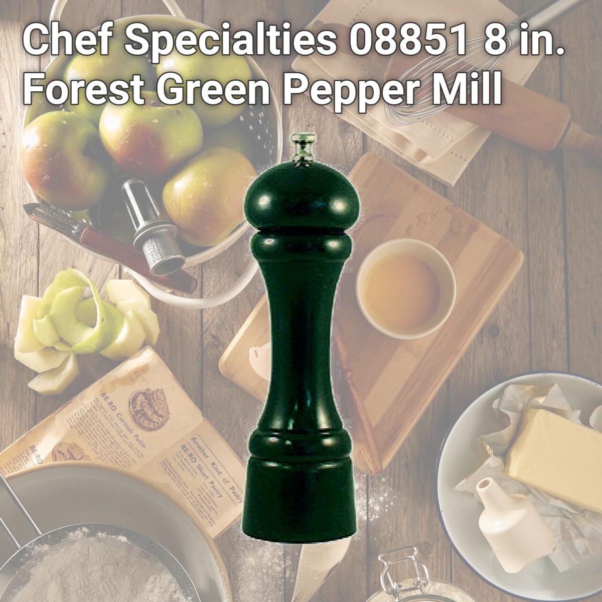 Picture of Chef Specialties 08851 8 in. Forest Green Pepper Mill