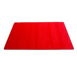 Cpr479r Rectangular Solid Rug, Red