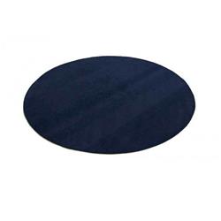 Cpr551r Round Solid Rug, Dark Blue