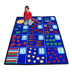 Cpr862 Counting Rug 1-12 Rectangular Rug