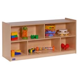 Angeles Ang1008 Brich 24 In. Single Toddler 2-shelf Mobile Storage - Uv Finish