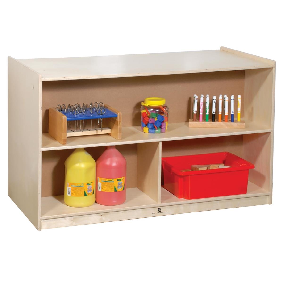 Angeles Ang1228 Brich Double-sided Storage - Uv Finish - 31 X 48 X 24 In.