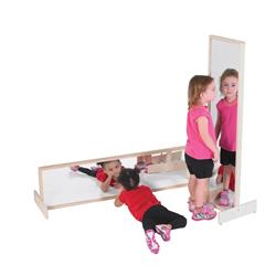 Angeles Ang1126 Shatterproof 2-position Mirror - Uv Finish - 2 X 12 X 48 In.