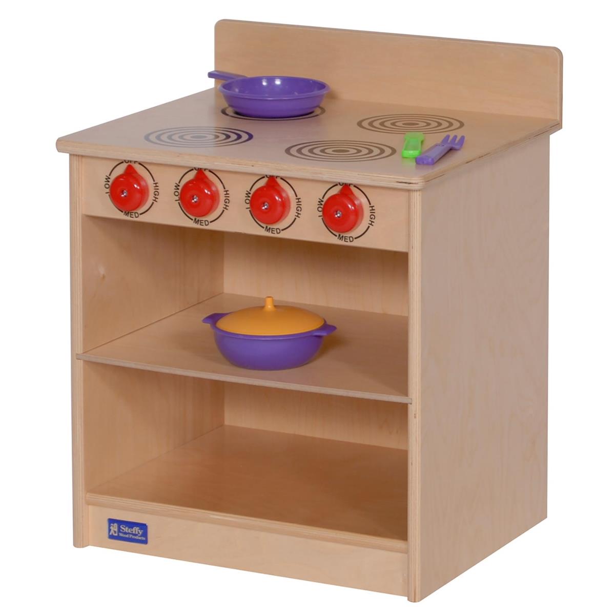 Angeles Ang1172 Toddler Brich Stove - Uv Finish - 15 X 18 X 21 In.