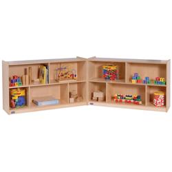 Angeles Ang1007-2 30 X 15 In. Deep Mobile Fold-n-lock Storage - Brich