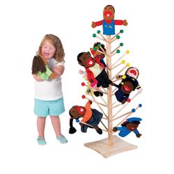 Angeles Ang121 Maple Puppet Tree - Uv Finish - 13 X 13 X 39 In.