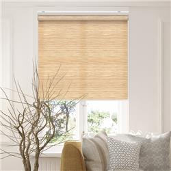 Rsfc2772 27 X 72 In. Snap-n-glide Cordless Roller Shades Privacy Window Blind Curtain Drape, Felton Cream - Natural Woven