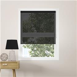 Rscmb3072 30 X 72 In. Continuous Loop Beaded Chain Roller Shades For Window Blind Curtain Drape, Midnight Black - Solar
