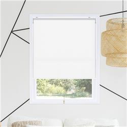 Rsbw4872 48 X 72 In. Snap-n-glide Cordless Room Darkening Window Blind With Roller Shades, Byssus White