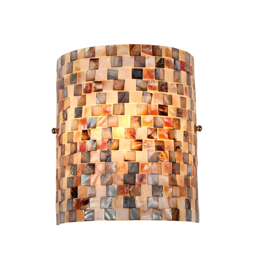 Ch3cd28bc08-ws1 8.3 In. Lighting Shelley Mosaic 1 Light Wall Sconce - Black