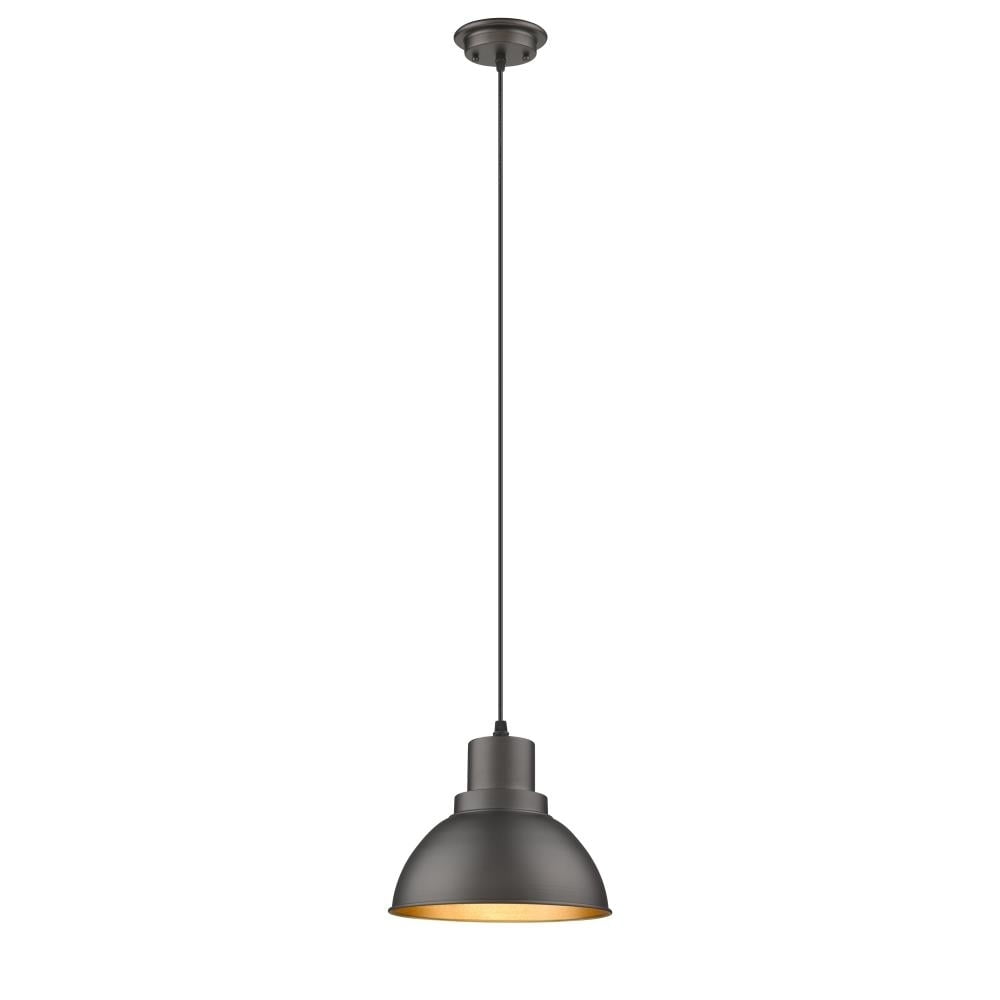 Ch2d090rb08-dp1 Ironclad Industrial-style 1 Light Rubbed Bronze Ceiling Mini Pendant - 8 In.