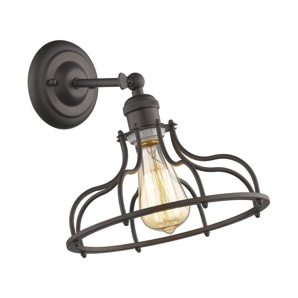 Ch2d004rb10-ws1 Jaxon Industrial-style 1 Light Rubbed Bronze Indoor Wall Sconce - 10 In.
