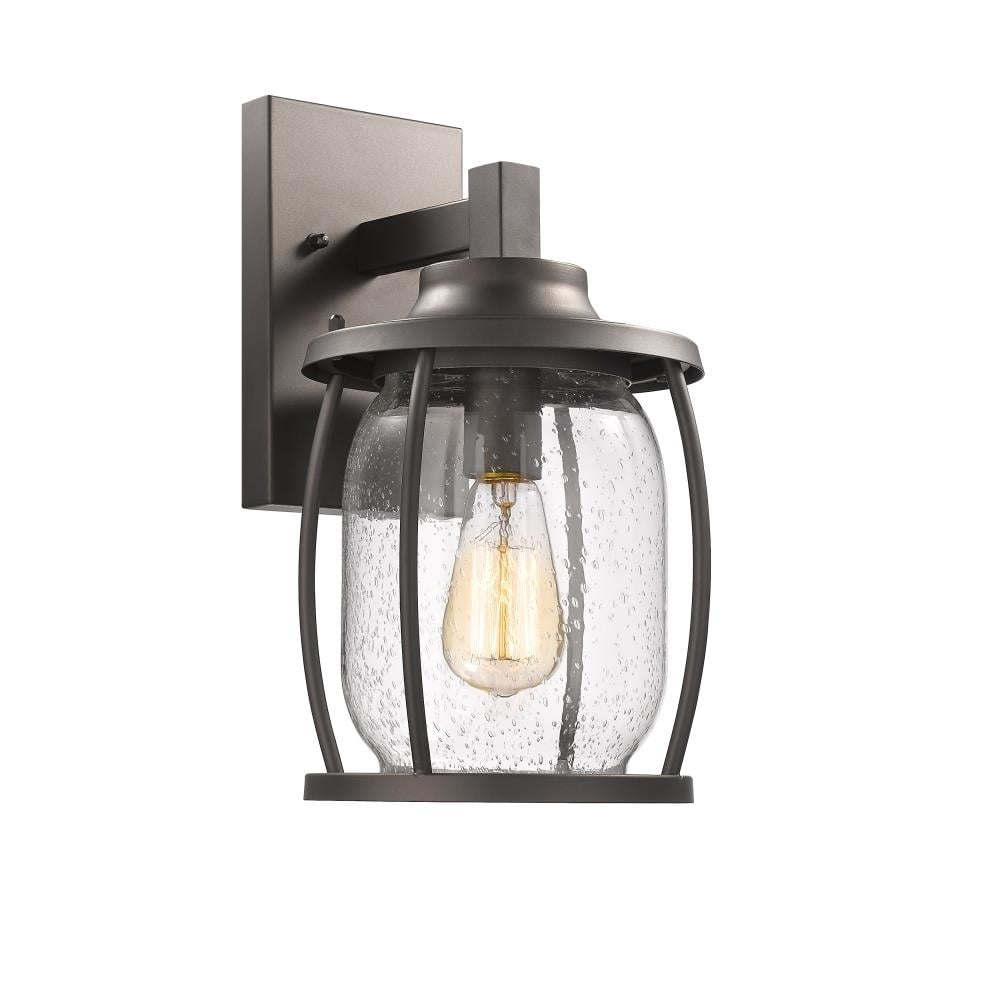 Ch2s073rb14-od1 Jackson Transitional 1 Light Rubbed Bronze Outdoor Wall Sconce - 14 In.